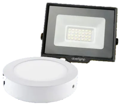 Reflector LED y plafón LED redondo